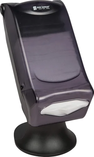 San Jamar Dispensador de servilletas para restaurante, soporte de control completo, capacidad de 450, 9D x 21.5W x 8.5H para cocinas, servicio de