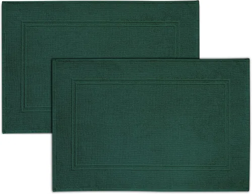 Miniatura 16 de Tens Towels Paquete de 2 alfombrillas de baño 100% algodón, 20 x 32 pulgadas, súper absorbentes, toallas de piso de calidad hotelera premium