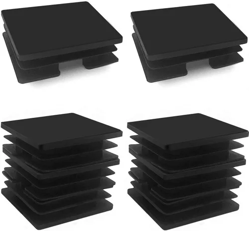 Miniatura 3 de Tapones cuadrados de tubo de 1 pulgada, tapones cuadrados de plástico de 0.984 in x 0.984 in para silla, protector de suelo, tubo, tapa de extremo