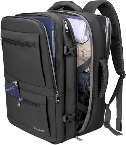 Miniatura 18 de BALEINE Mochila de Viaje para Mujeres y Hombres, Mochila Grande y Resistente de Equipaje de Mano para Laptop, Regalos para Negocios, Casual, Viajes