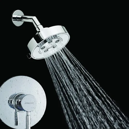 Miniatura 2 de Speakman SM-1010-P Neo Anystream Cabezal de ducha de alta presión y válvula de equilibrio de presión Combo, cromo pulido