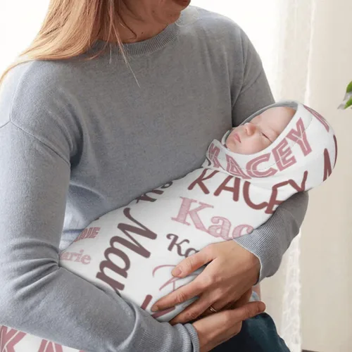 Miniatura 7 de Manta personalizada para bebés, niñas, niños, mantas personalizadas con nombre para niños, artículos para cuna Melocotón