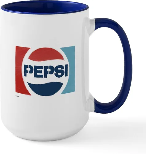 Miniatura 20 de CafePress Pepsi - Taza de café de cerámica (15.0 fl oz)