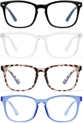 Miniatura 12 de hunsquer Gafas de luz azul para mujer/hombre, gafas de luz azul para computadora negro (806803blacktoucha)