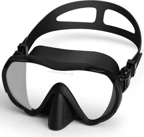 Gafas de natación para adultos con cubierta para la nariz, máscara de buceo de visión amplia, sin fugas, gafas de natación para hombres, mujeres y