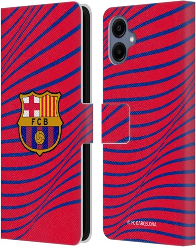 Miniatura 118 de Head Case Designs Funda de piel con licencia oficial del FC Barcelona Barca Crest Graphics para Samsung Galaxy A06 4G