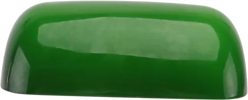 Accesorios de escritorio, pantalla de cristal verde, pantalla de repuesto para lámpara de mesa, pantalla retro vintage para sala de estar,