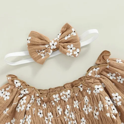 Miniatura 4 de JLKGICF Mameluco floral para bebé recién nacido, con tirantes delgados, de una pieza, pantalones cortos, ropa general de verano