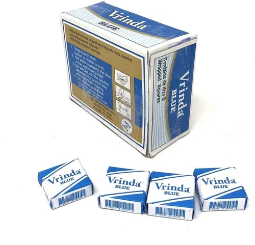 Miniatura 2 de Vrinda Cuadrados azules Caja de 48