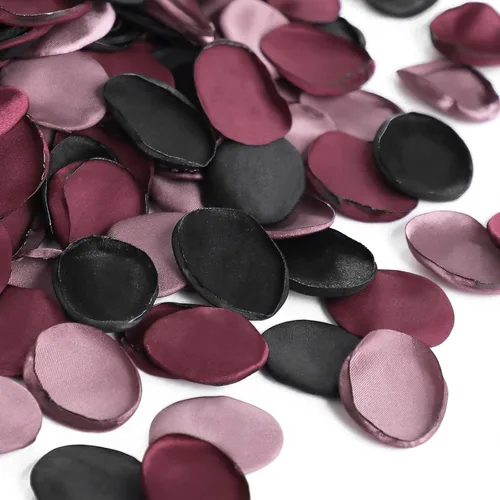 Miniatura 23 de Floroom 300 pétalos de rosa champán de seda sintética, pétalos de flores para bodas, pajecitos, cesta, pasillo, dispersión, centro de mesa, cena