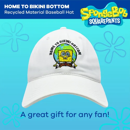 Miniatura 6 de Concept One Spongebob Squarepants Dad Hat, Cotton Adult Baseball Cap with Curved Brim