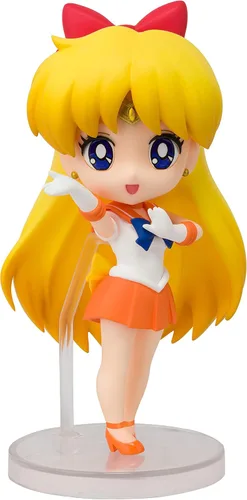 TAMASHII NATIONS - Pretty Guardian Sailor Moon - Sailor Venus, Bandai Spirits Figuarts mini figura de acción Marinero Venus