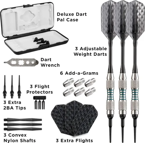 Miniatura 6 de Viper Bobcat Adjustable Weight Soft Tip Darts with Storage/Travel Case