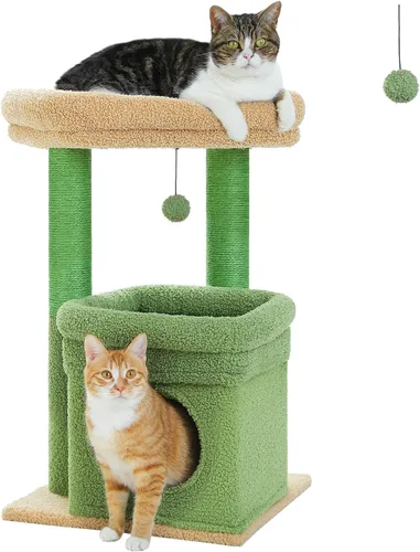 Miniatura 17 de PEQULTI Árbol para Gatos Torre de Gatos para Gatos Grandes con Postes de Rascar Cubiertos de Sisal y Reposo Extra Grande para Gatos