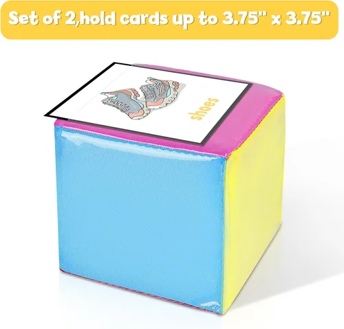 Miniatura 4 de Dados de juego educativo de bricolaje, cubos de bolsillo para enseñanza (juego de 2)