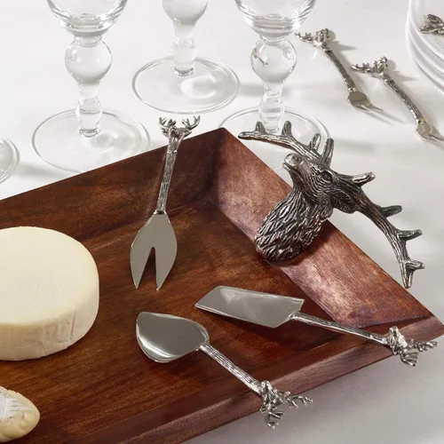 Miniatura 2 de Cubertería de queso de reno (juego de 3)