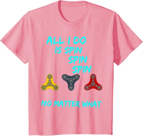 Miniatura 11 de Fidget Spinner All I Do is Spin Fun T-Shirt
