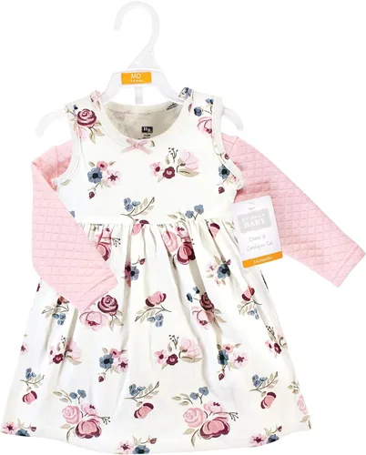 Miniatura 2 de Hudson Baby Cárdigan y vestido acolchados para bebé niña