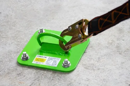 Miniatura 3 de FRONTLINE FALL PROTECTION Placa de anclaje reutilizable con anillo en D de hormigón y acero COP01 Paredes de hormigón, techos, columnas Acero