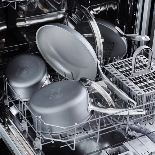 Miniatura 7 de GreenPan Chatham Cerámica Saludable Antiadherente Dura Anodizada, Cacerola de 3QT con Tapa, Libre de PFAS, Apta para Lavavajillas, Apta para Horno