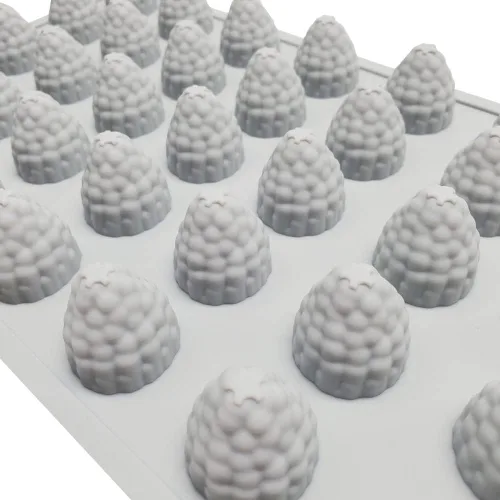 Miniatura 5 de mostsom Molde de Silicona 3D de Frambuesa de 35 Cavidades para Fondant Chocolate Dulces Pasta de Goma Arcilla Polimérica Resina Cocina Horneado