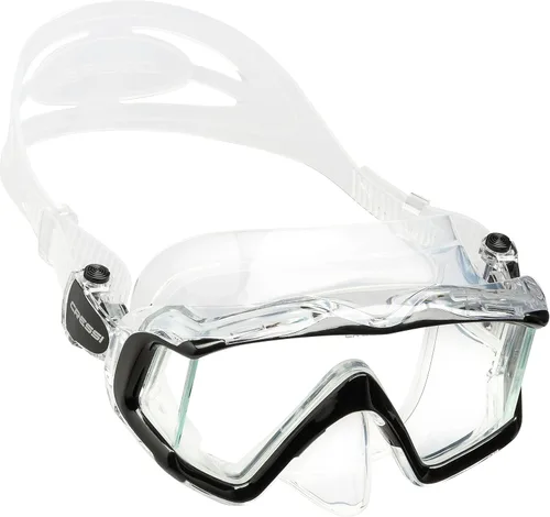 Miniatura 6 de Cressi Máscara grande de visión amplia para buceo y esnórquel, falda de silicona suave para un excelente sellado - Pano 3: diseñado en Italia