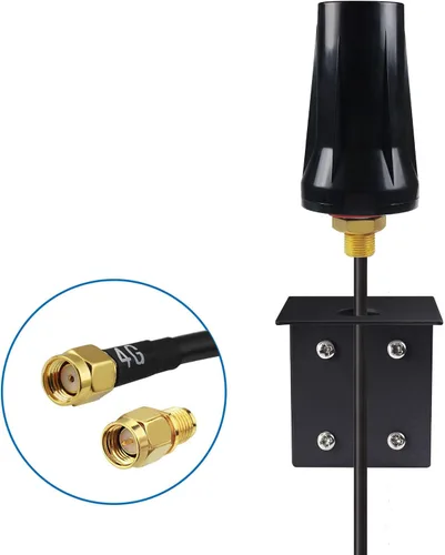 Miniatura 2 de Antena de cámara celular 4G LTE con cable más grueso de baja pérdida de 10 pies para Spypoint Flex Link Micro EVO Stealth Cam Tactacam Reveal X PRO