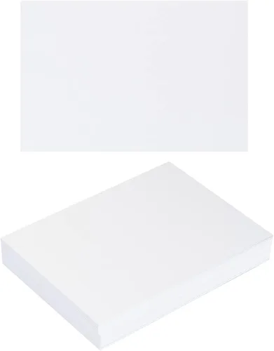 Miniatura 15 de Paquete de 100 hojas de cartulina gruesa en blanco de alta calidad para invitaciones, tarjetas de felicitación, postales, fotos, papel de 250GSM