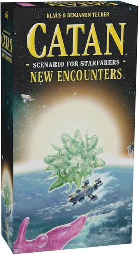 CATAN Starfarers New Encounters SCENARIO EXPANSION - Tres emocionantes misiones galácticas. Juego de mesa de estrategia, juego familiar para niños y