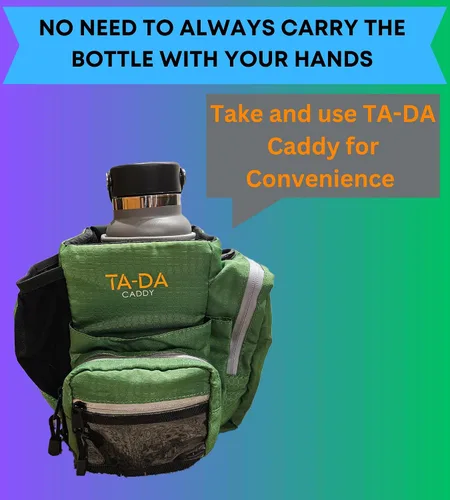 Miniatura 6 de TA-DA Botella de acero inoxidable con enfriador de latas, fría hasta 24 horas y caliente hasta 12 horas, el enfriador de latas es más cómodo