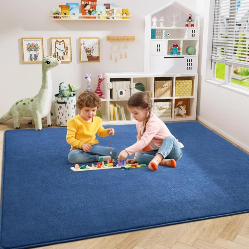 Miniatura 4 de Amearea Alfombras modernas para dormitorio, sala de estar, alfombra de espuma viscoelástica gruesa de 4 x 6 pies, alfombra de espuma viscoelástica