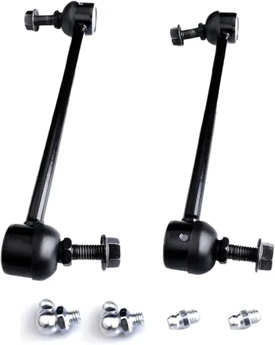 Miniatura 21 de 2 paquetes de kit de enlace de barra estabilizadora Compatible con Jeep TJ 1997-2006, enlace de barra antivuelco delantera Compatible con Jeep