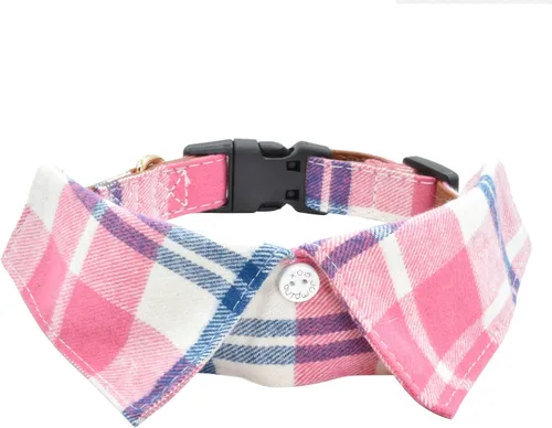 Miniatura 8 de Collar de algodón para perro con corbatín, cómodo y ajustable con bonito diseño de solapa, para mascotas pequeñas, medianas y grandes