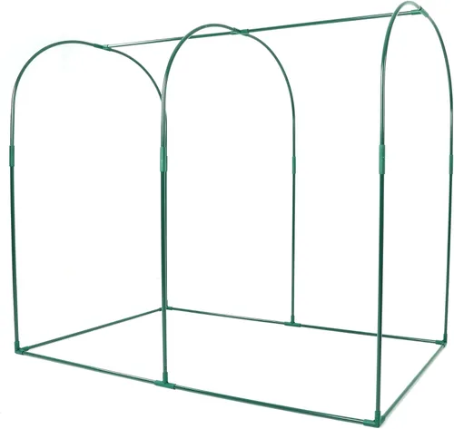 Miniatura 9 de Poray Túnel Grande 73''x37''x61'' Cubierta de Malla para Plantas, Jaula de Cultivo de 5 Pies de Alto Malla para Tomates, Cubierta Protectora contra