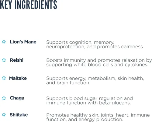 Miniatura 4 de Revive MD - Polvo de hongos, chocolate, suplemento de hongos que apoya la concentración, cognitiva, inmune y salud cerebral con una mezcla de melena