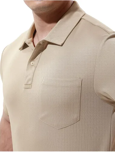 Miniatura 4 de YSENTO Polo para hombre, de manga corta, con cuello y bolsillo