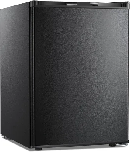 Miniatura 9 de Kismile Mini congelador, congelador vertical de 1.1 pies cúbicos con puerta individual reversible, estantes extraíbles, congelador pequeño con Negro