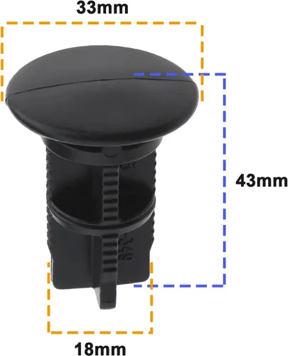 Miniatura 3 de The Lord of the Tools 2 pines de bisagra para tapa de cubo de ruedas de 1.693 in x 0.709 in, compatibles con Otto/ESE (nuevo tipo), contenedores