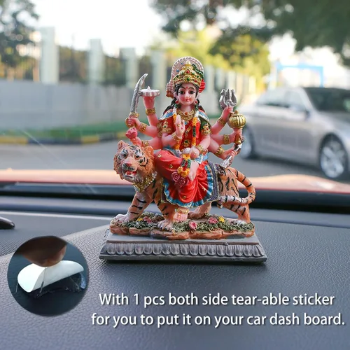 Miniatura 2 de alikiki Estatua pequeña de Maa Durga MATA – Escultura Durga de 4.1 pulgadas de alto, india, diosa hindú, murti, hindú, Pooja, artículo
