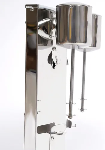 Miniatura 8 de Gdrasuya10 Máquina comercial de sacudida de leche, acero inoxidable doble cabeza eléctrica silenciosa máquina de batido de leche con taza de 27.1 fl