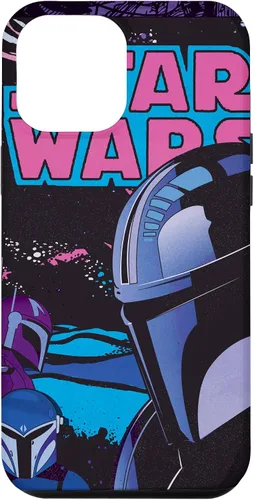 Miniatura 25 de Carcasa de cómic retro para iPhone 16 Star Wars The Mandalorian Bounty Hunters