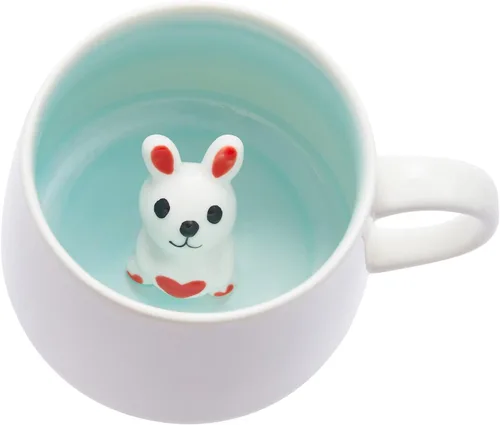 Miniatura 14 de Taza de cerámica con diseño de vaca para bebé, 12 onzas, bonita taza para Navidad, cumpleaños, regalo del día de San Valentín, regalos sorpresa