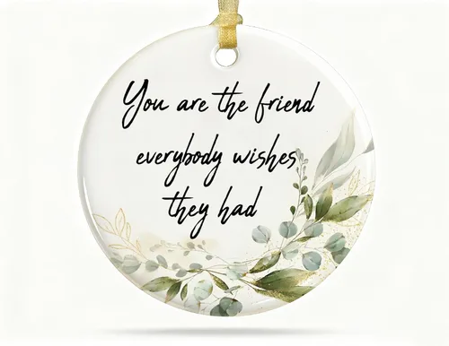 HONLUN - Regalos de amistad, You are the Friend Everybody Wishes They Had, regalo de cumpleaños de Navidad para mejores amigos, colegas, regalo de