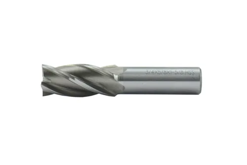 Miniatura 6 de Shars Fresadora de extremo de flauta de longitud extra larga HSS de 4 flautas HSS de 1 "x 1", longitud de flauta de 4 pulgadas 404-9531
