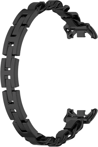 Miniatura 4 de Bandas compatibles con correas Xiaomi Mi Band 8, correa ajustable de acero inoxidable, accesorios de pulsera para mujer, repuesto para Mi Band 8