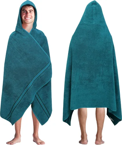 Miniatura 43 de Cotton Craft colección juego de 2 piezas ultra suaves, tamaño grande, 100% algodón, toalla de baño Verde azulado