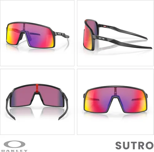 Miniatura 38 de Oakley Sutro OO9406 / OO9462 - Lentes de sol para hombre, kit de correa de accesorios, bolsa de microfibra