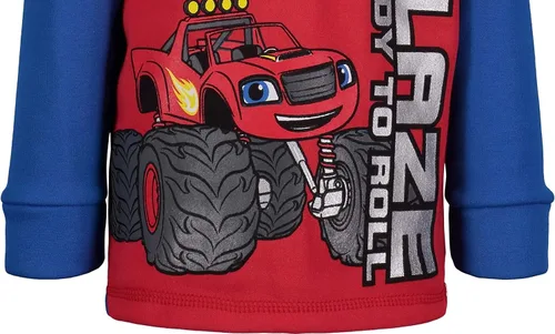 Miniatura 5 de Nickelodeon Blaze and The Monster Machines - Sudadera con capucha para niños, Rojo
