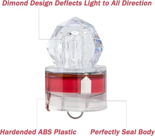 Miniatura 3 de Dr.Fish - Luz de LED señuelo para peces de agua salada y agua dulce. Señuelo de pesca surtido para atraer fletán, róbalo. Para pesca desde la orilla
