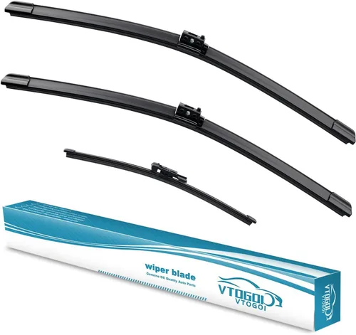 Miniatura 36 de VTOGOI escobillas de limpiaparabrisas con juego de escobillas traseras para BMW X3 2004-2010, repuestos de limpiaparabrisas automotrices, que